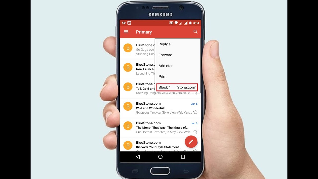 How to block emails on gmail - Thinking Activity - IncredibleThoughts.Co