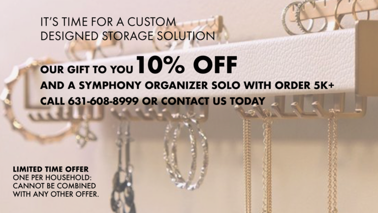 Custom Made Built-Ins, Walk in Closet Nassau, Long Island | Symmetry Closets