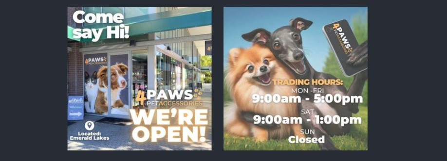 4 Paws Pet Accessories Cover Image