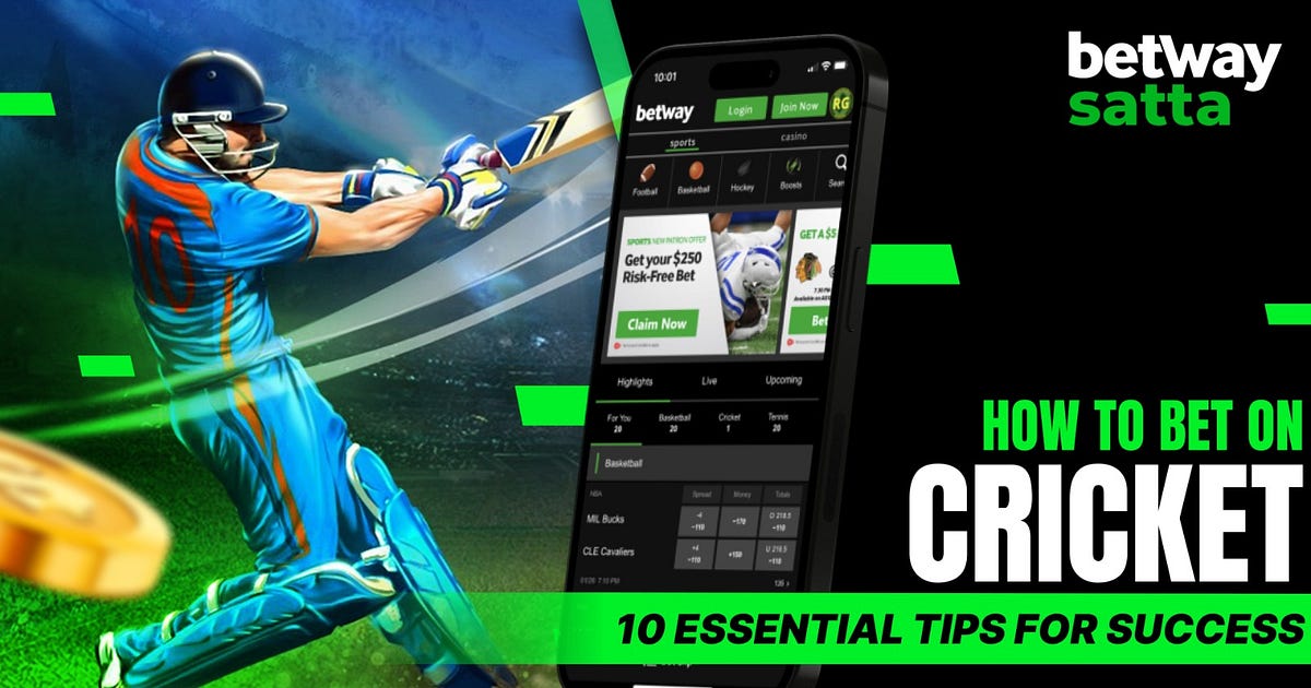How to Bet on Cricket: 10 Essential Tips for Success | by Betwaysatta | Jun, 2024 | Medium