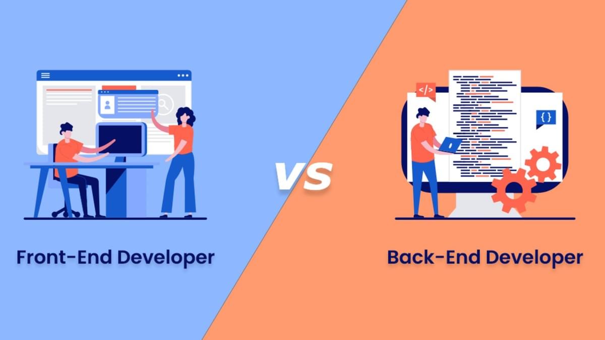 What are the main differences between front-end & back-...
