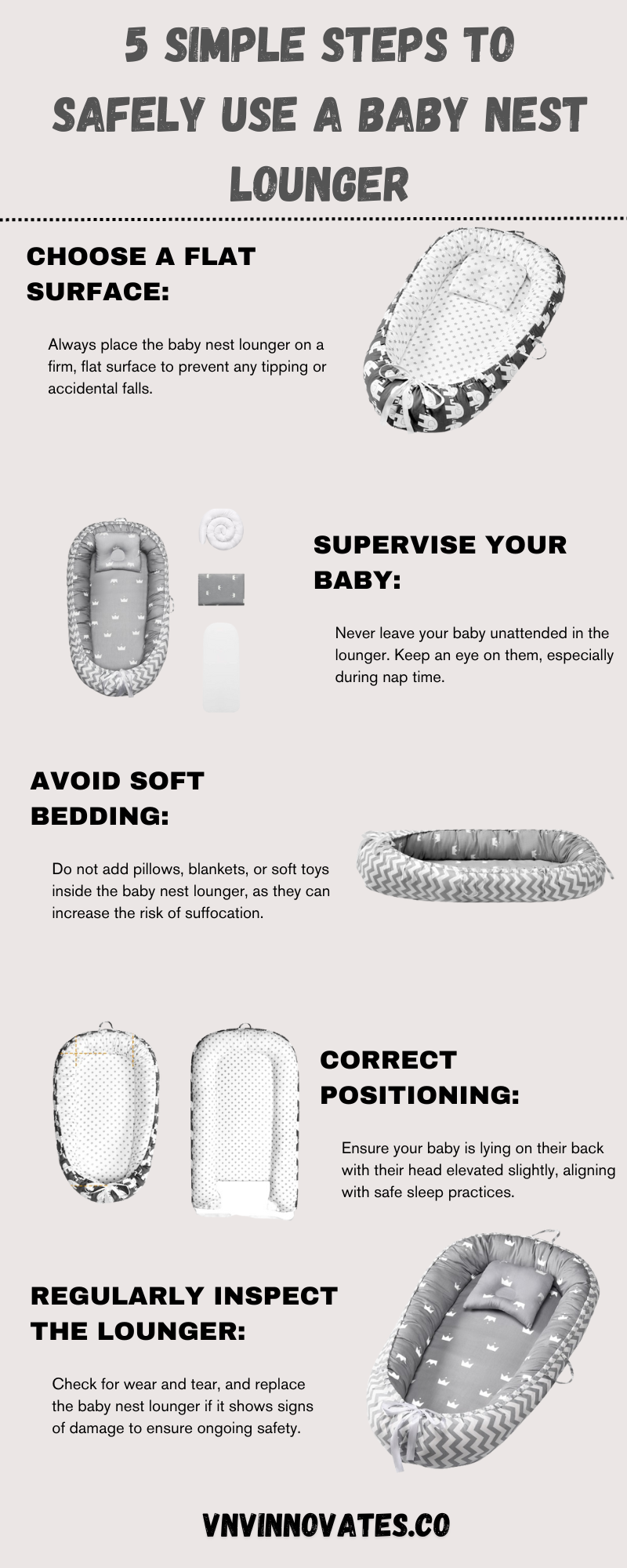 5 Simple Steps to Safely Use a Baby Nest Lounger
