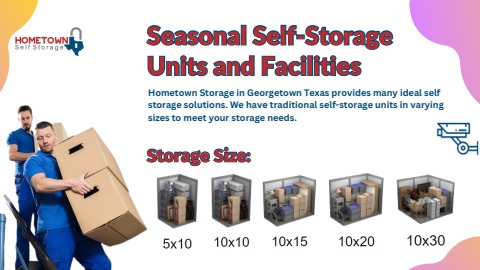 Seasonal Storage Solutions Why Georgetown Storage Units Are Ideal for Every Season