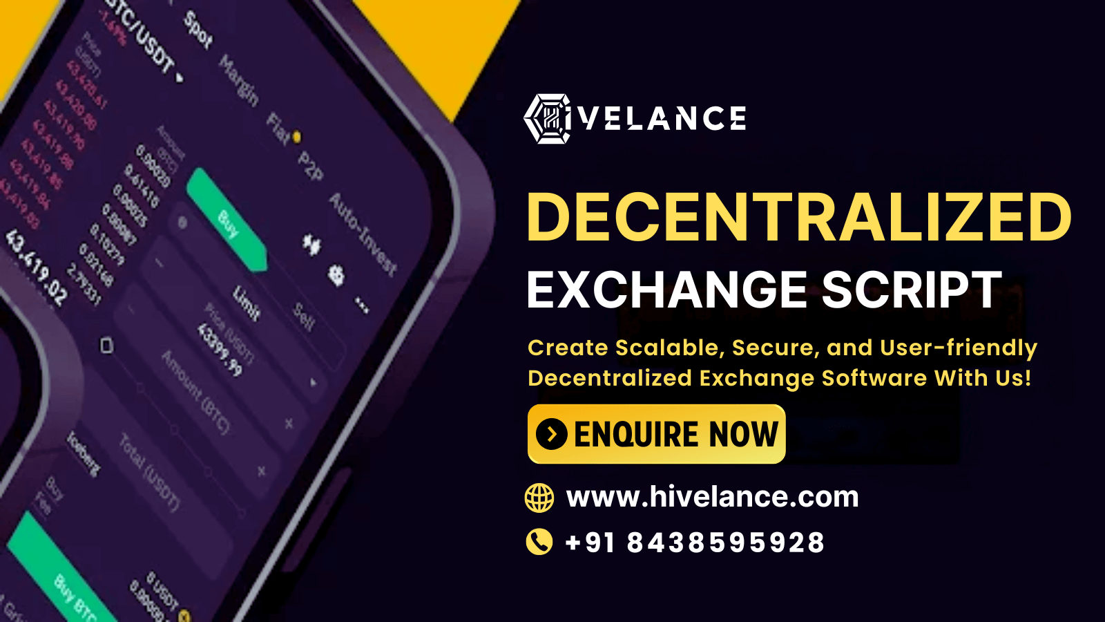 Decentralized Exchange Script | White label DEX Software