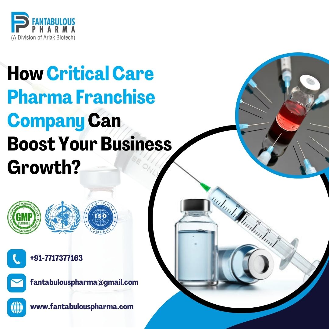 How Critical Care Pharma Franchise Company Can Boost Your Business Growth? – Critical Care Medicine Franchise Company