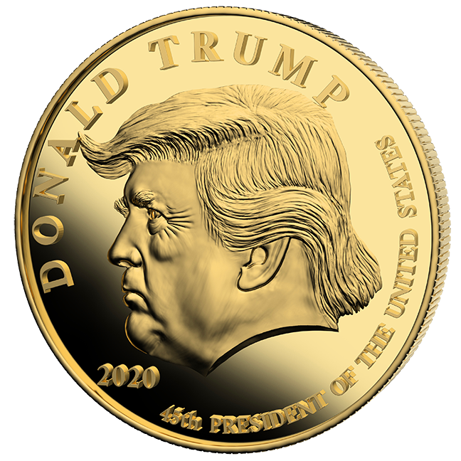 Buy Donald Trump 2020 US Capitol Gold Coin | Shop RNC