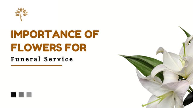 Importance of Flowers for Funeral Service
