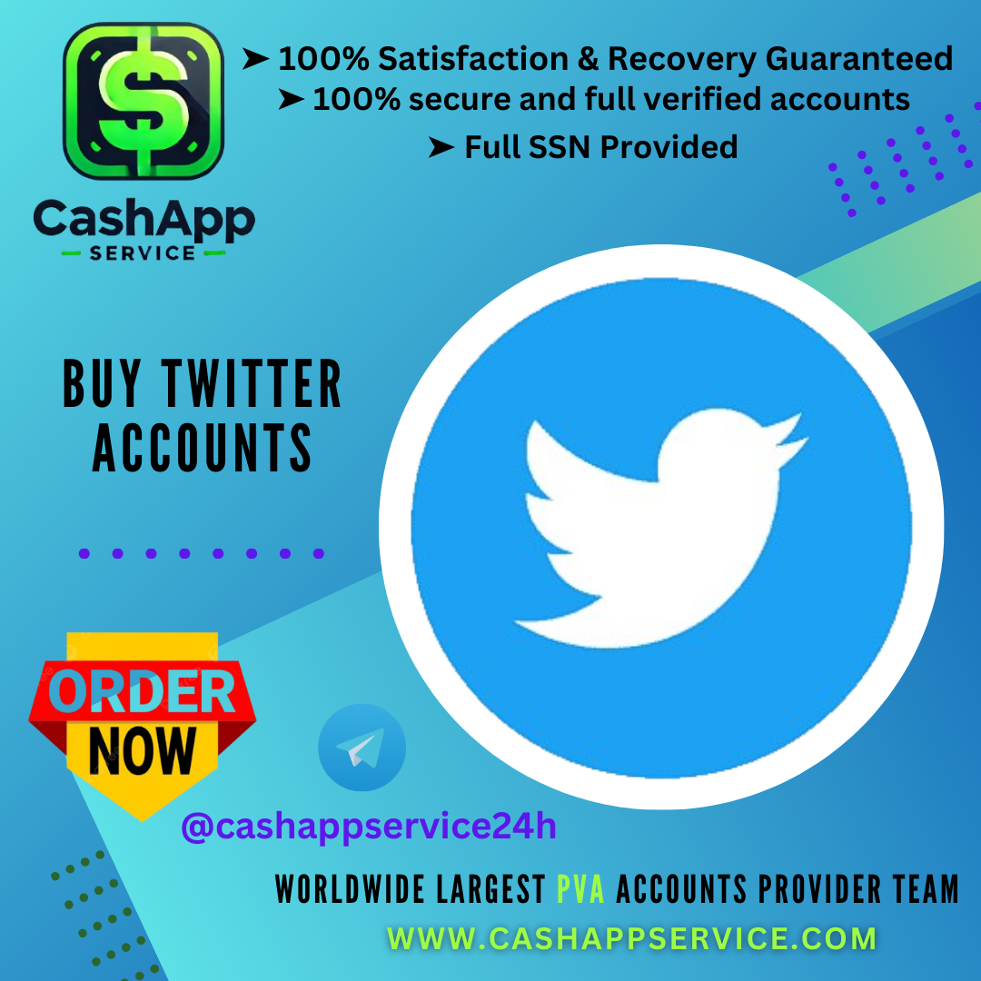 Buy Twitter Accounts - 100% Real and Active Followers...