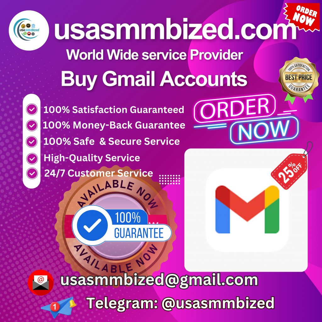 Buy Gmail Accounts - usasmmbized.com