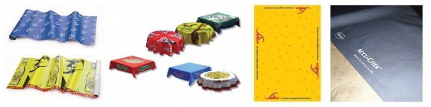 Nappe Personnalisée Avec Logo | Nappe En Intissé Personnalisée