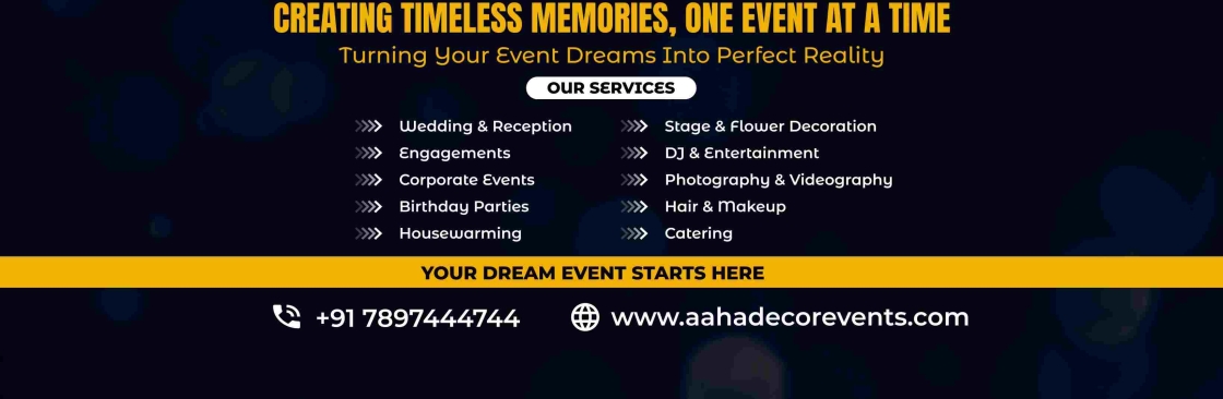 Aaha Decor Events Cover Image