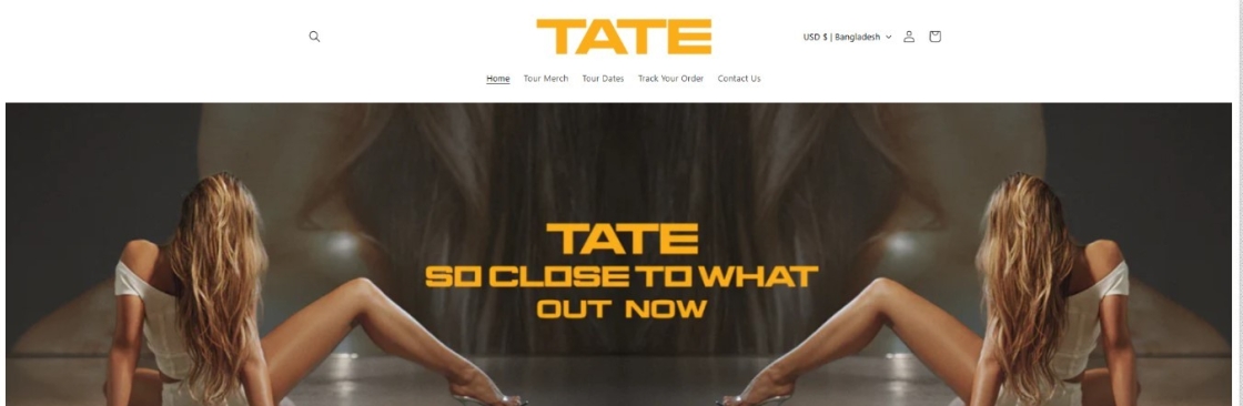 Tate McRae Merch Cover Image