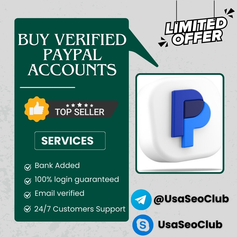 Buy Verified Paypal Accounts - 100% USA,UK,CA Paypal