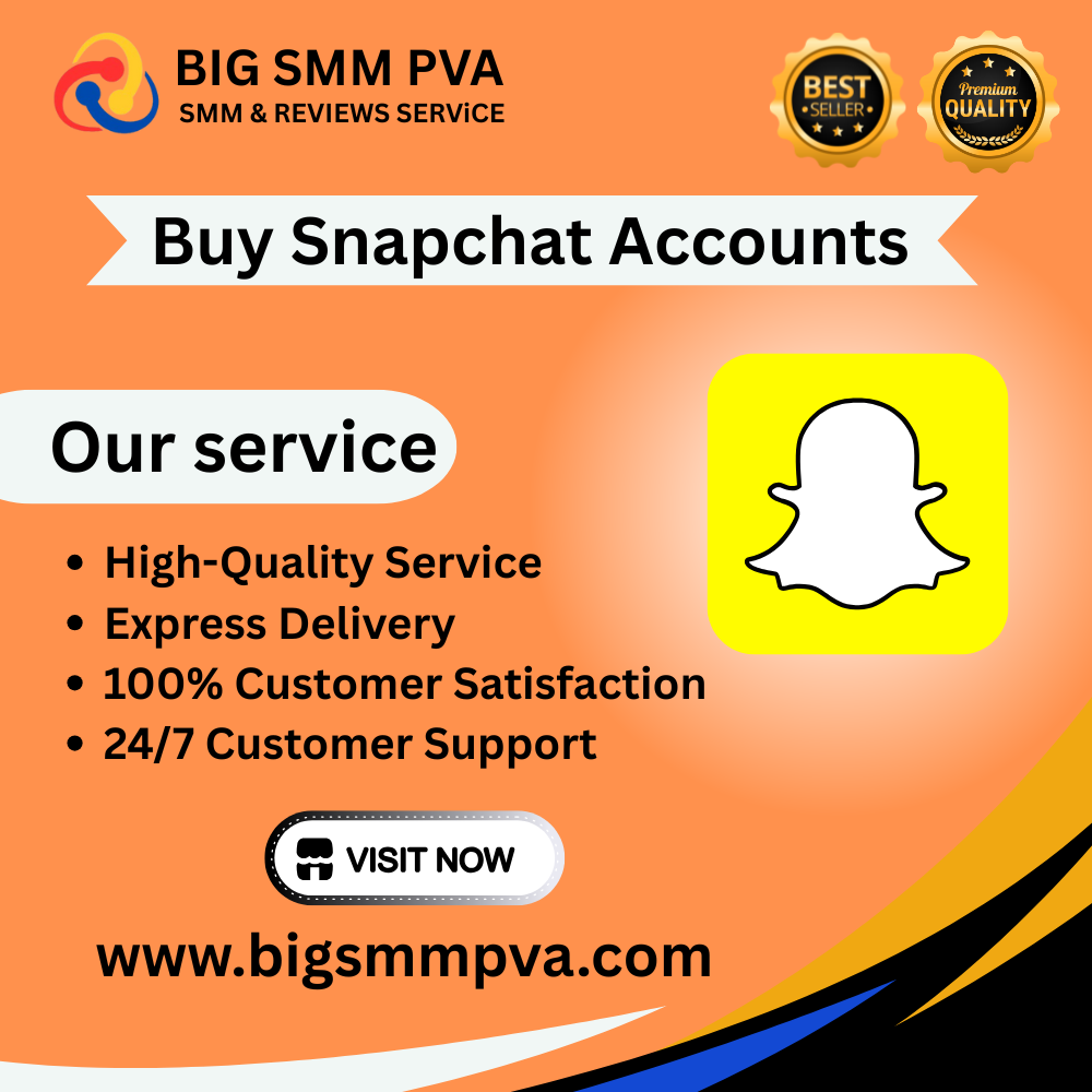 Buy Snapchat Accounts - Personal and Marketing Use
