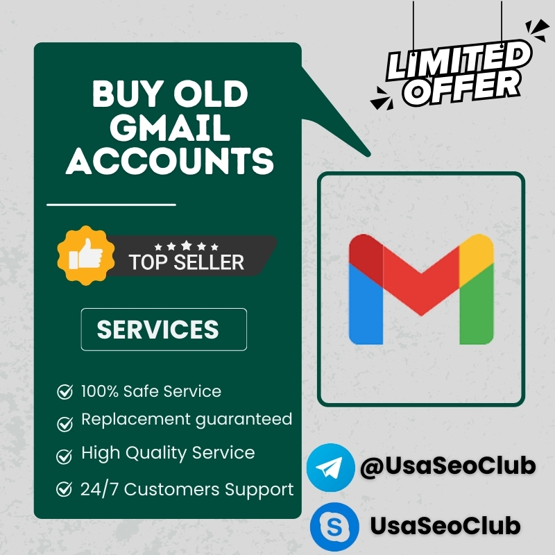 Buy Old Gmail Accounts - USA,UK,CA Old Gmail Account