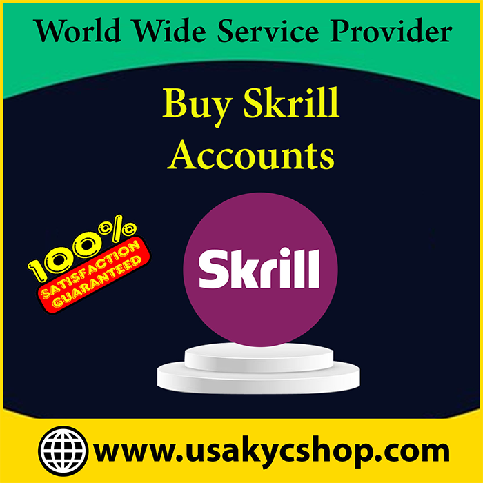 Buy Verified Skrill Accounts - 100% USA, UK, CA Document Verified
