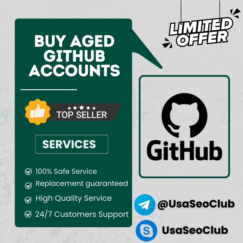Buy Aged Github Accounts - We offer a 100% approved account