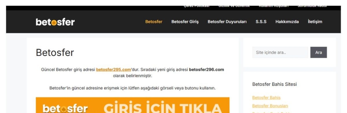 betosfer giriş Cover Image