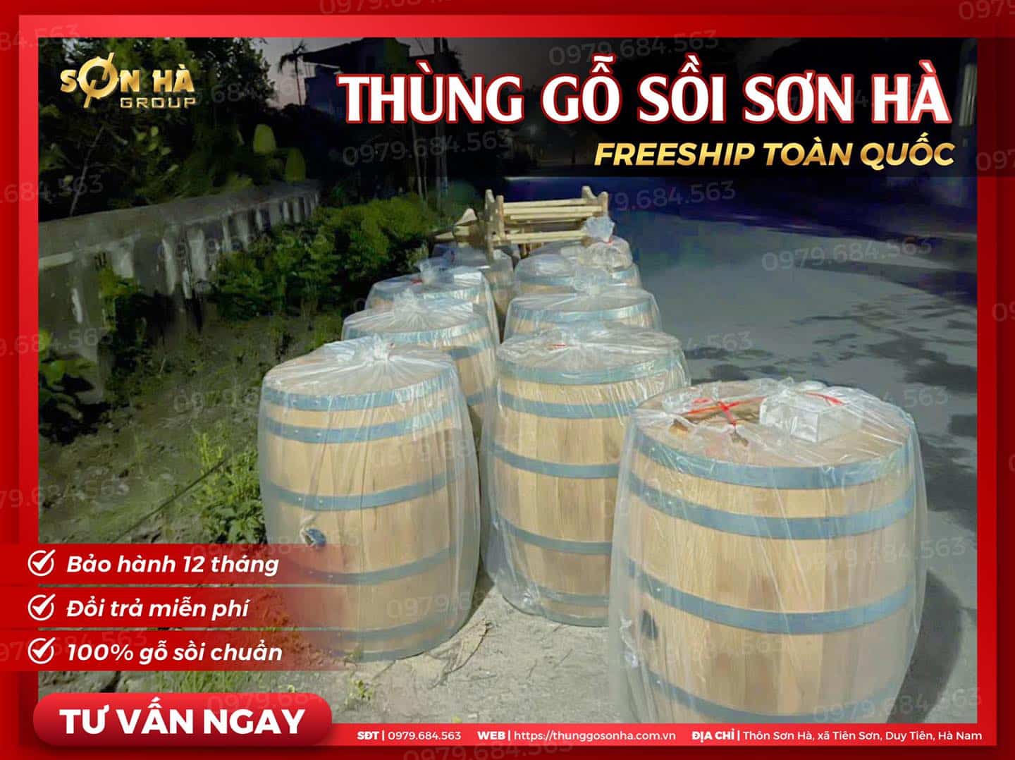 Thùng Rượu Gỗ Sồi Chất Lượng Cao | Giá Tốt | Thungruougo.vn