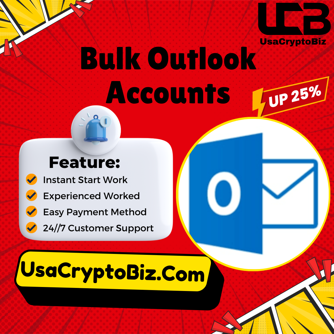 Buy Bulk Outlook Accounts - UsaCryptoBiz