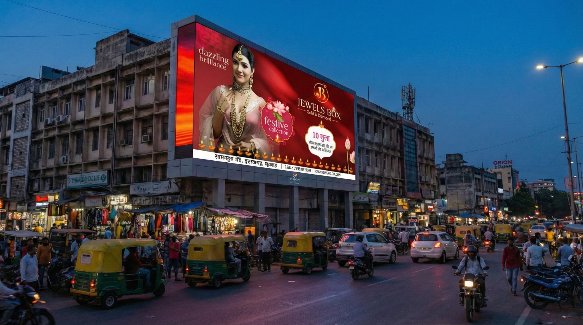 Outdoor LED Panels: Powerful Digital Screens for 24×7 Advertising - Orion LED