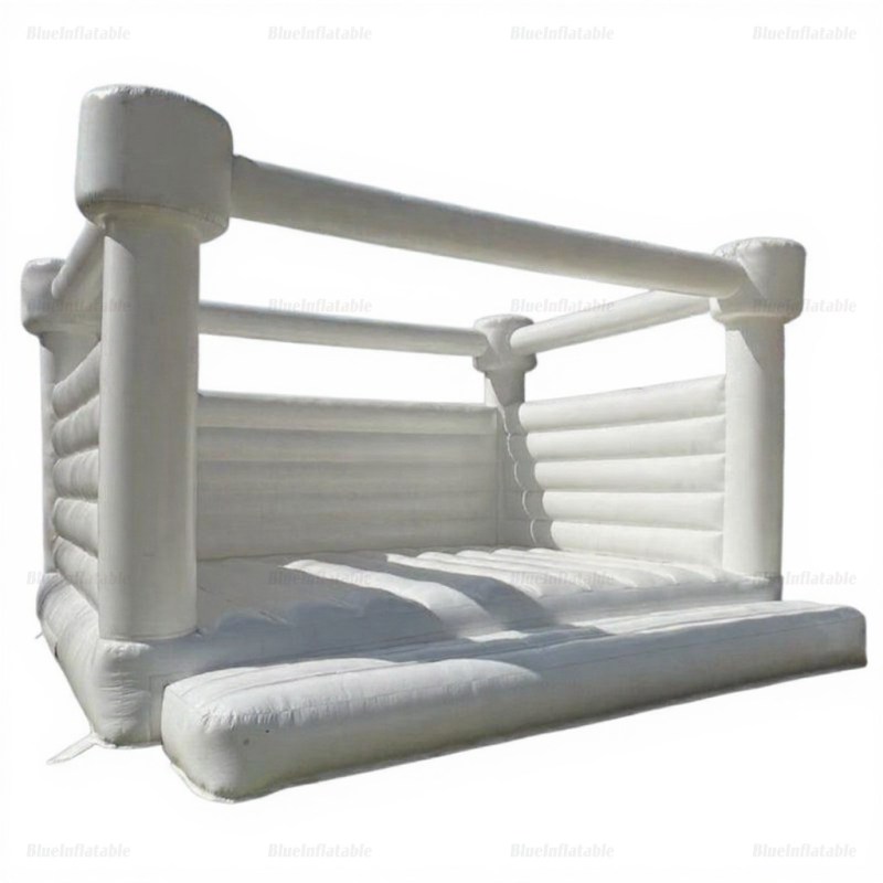 White Bounce House - www.BlueInflatable.com