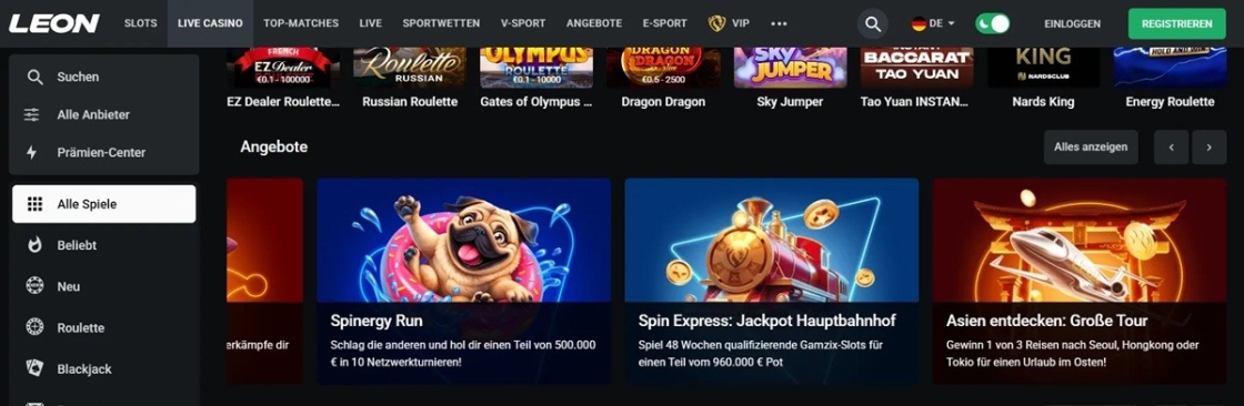 Leon Offizielles Casino Cover Image