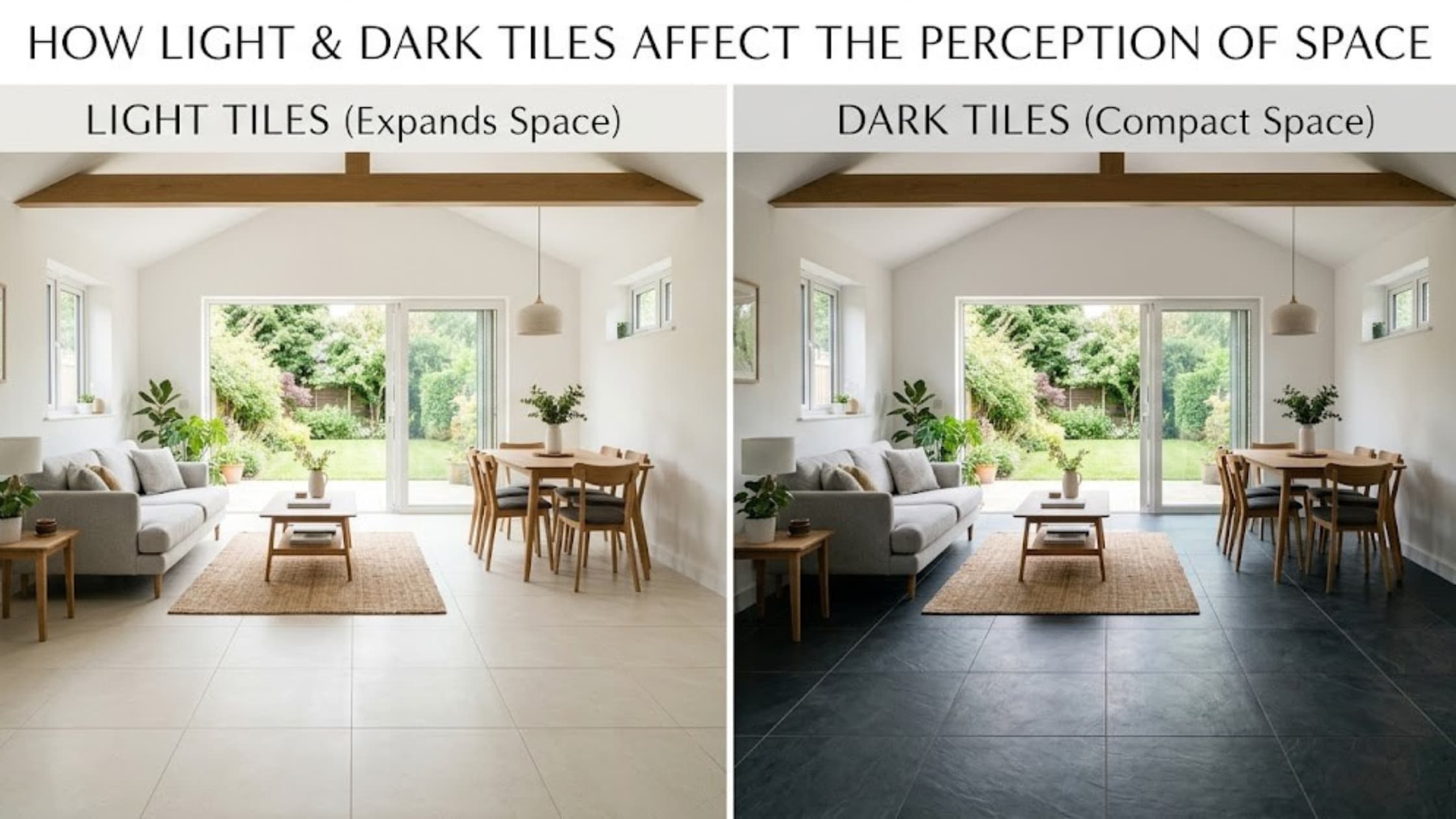 How Light and Dark Tiles Affect the Perception of Space | Lifehack