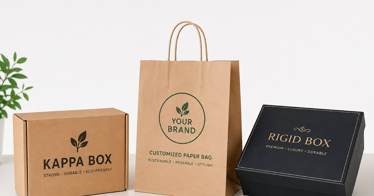 Why Are Kappa Box Manufacturers, Customized Paper Bags, and Rigid Box Manufacturers Essential for Modern Packaging?