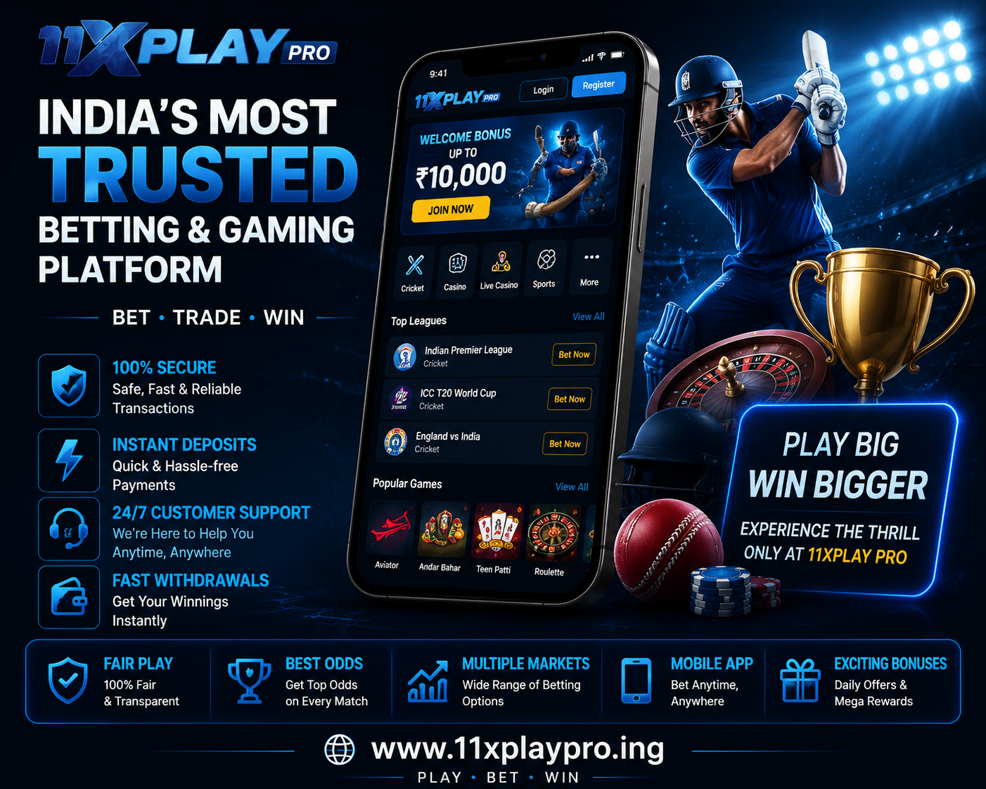 11xplaypro | Online Cricket Betting Id Provider in india