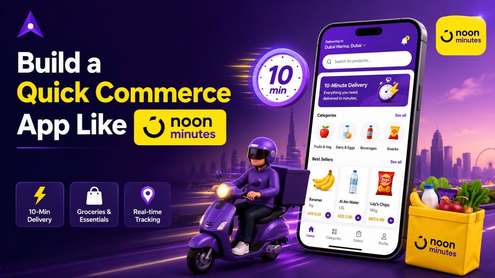 How to Build a Quick Commerce App Like Noon Minutes