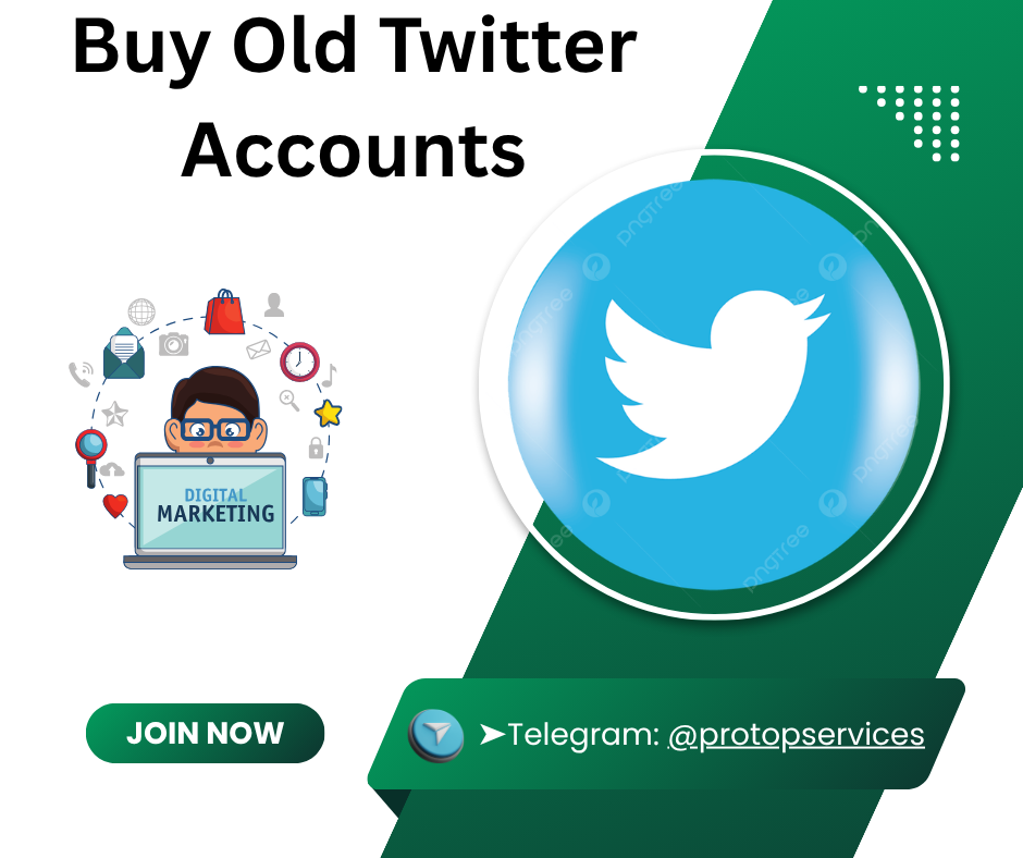 Buy Old Twitter Accounts - 100% best Services