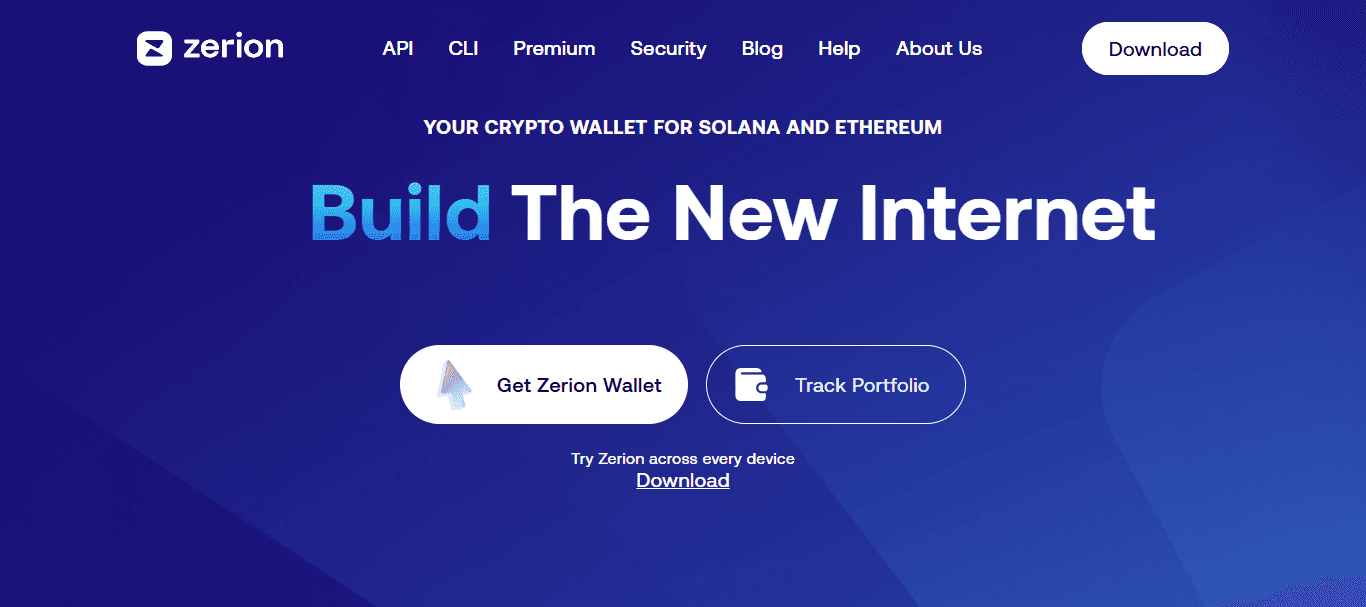 Zerion Wallet Extension | Crypto & Defi - Download