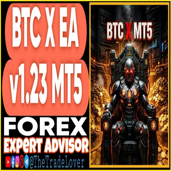 BTC X EA v1.23 MT5 (Works on Build 6061) | Forex Robot | MT5 Expert Advisor - The Trade Lovers