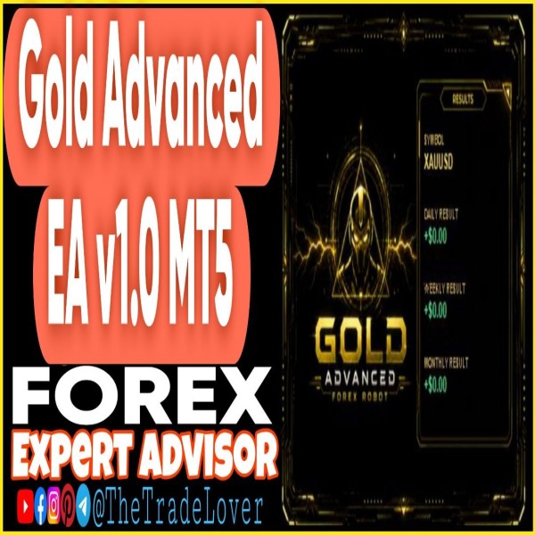 Gold Advanced EA v1.0 MT5 (Works on Build 6061) | Forex Robot | MT5 Expert Advisor - The Trade Lovers