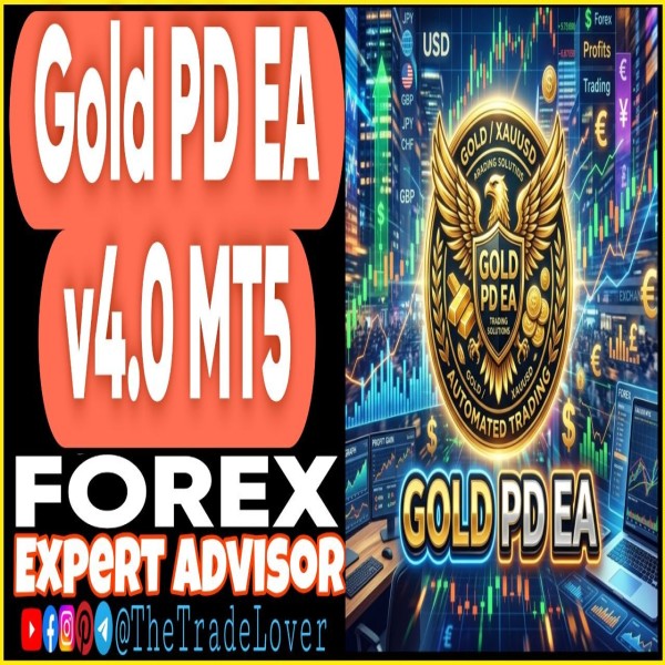 Gold PD EA v4.0 MT5 + Presets (Works on Build 6061) | Forex Robot | MT5 Expert Advisor - The Trade Lovers