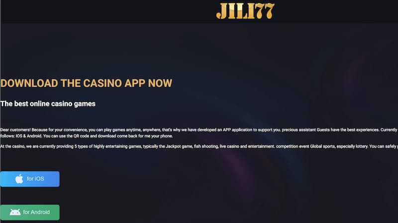 Jili77 App Download: Fast Access and Setup