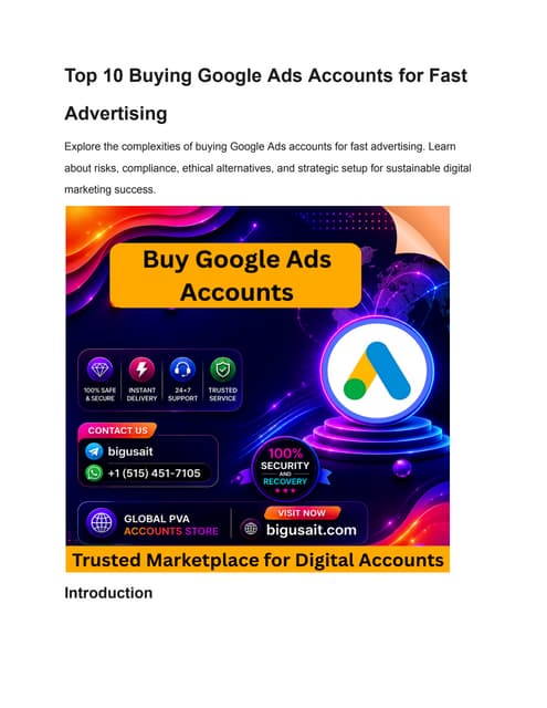 Top 10 Buying Google Ads Accounts for Fast Advertising.pdf