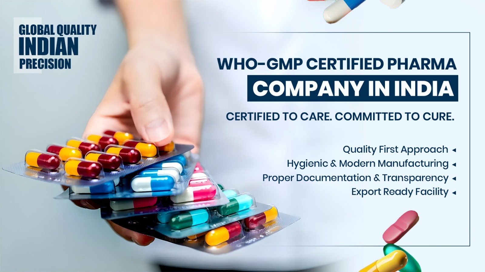 Best WHO-GMP Certified Pharma Exporters Company in India