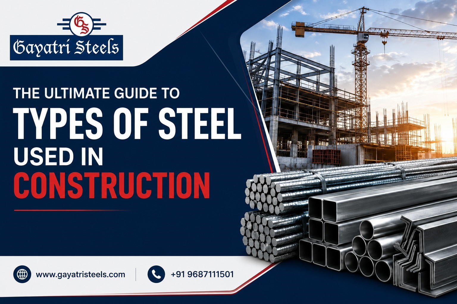Types of Steel Used in Construction | Gayatri Steels