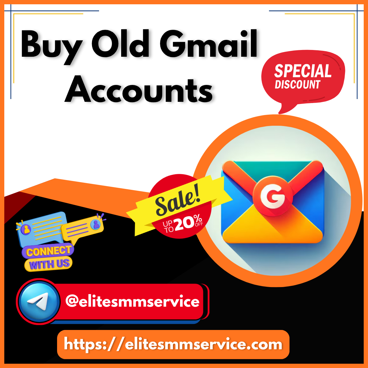 Buy Old Gmail Accounts - 100% PVA Bulk New & Aged