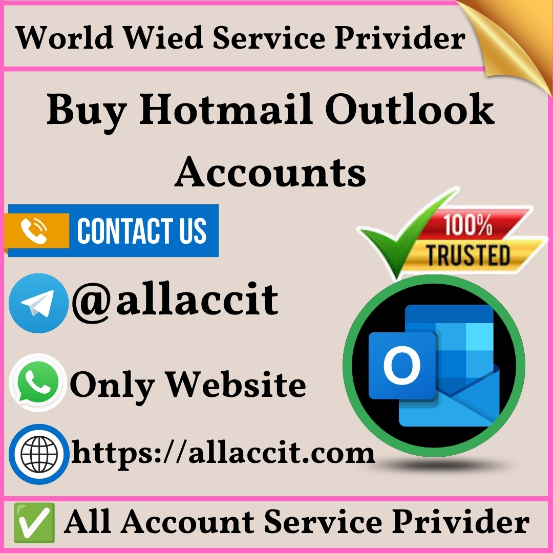 Buy Hotmail Outlook Accounts - 100% Verified & Aged)