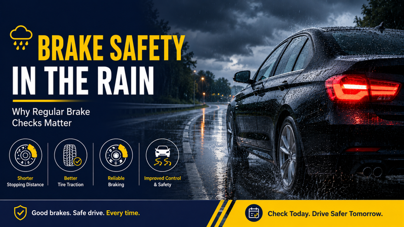 Brake Safety in the Rain: Why Regular Brake Checks Matter - The...