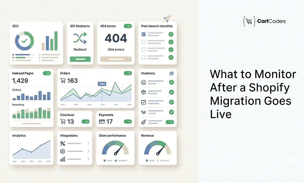 What to Monitor After a Shopify Migration Goes Live