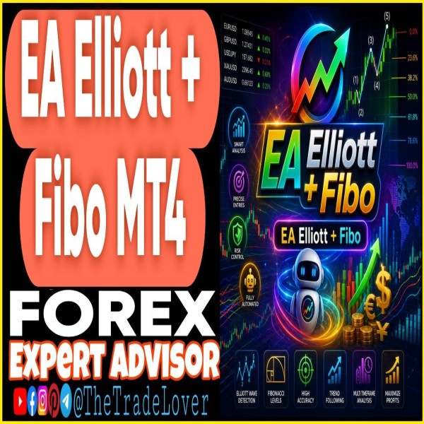 EA Elliott + Fibo v1.0 MT4 + Presets (Works on Build 1471) | Forex Robot | MT4 Expert Advisor - The Trade Lovers