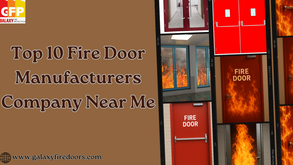 Top 10 Fire Door Manufacturers Company in Delhi, India