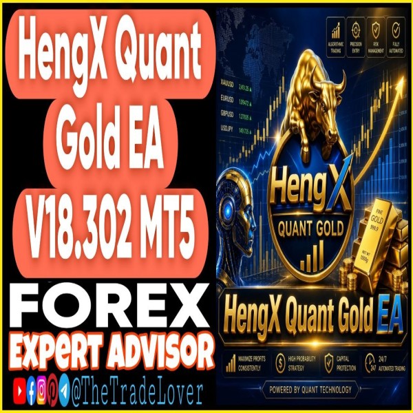 HENGX Quant Gold EA v18.302 MT5 + Presets (Works on Build 6061) | Forex Robot | MT5 Expert Advisor - The Trade Lovers