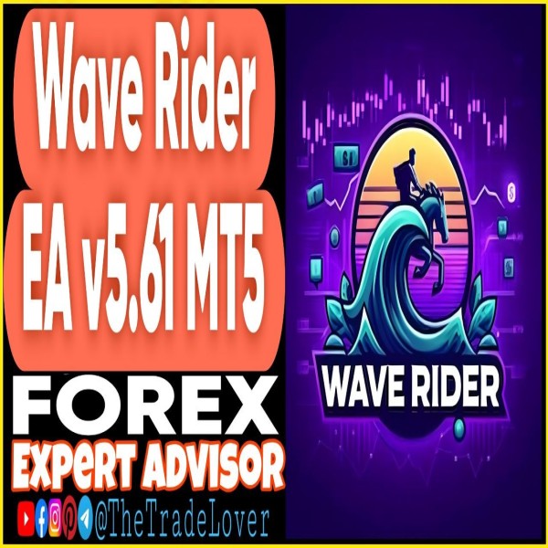 Wave Rider EA v5.61 MT5 (Works on Build 6061) | Forex Robot | MT5 Expert Advisor - The Trade Lovers