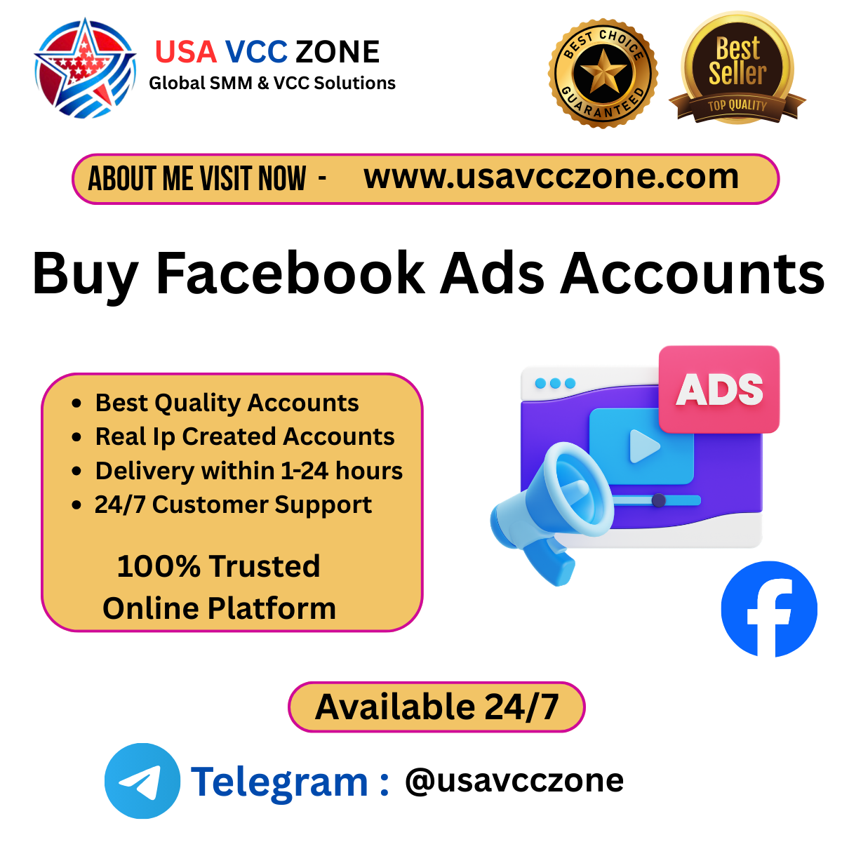 Buy Facebook Ads Accounts - Full completed business manager