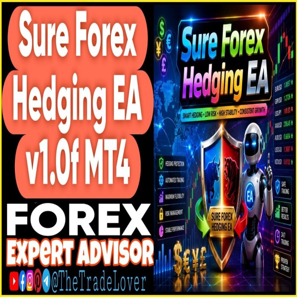 Sure Forex Hedging EA 1.07 MT4 + Presets (Works on Build 1471) | Forex Robot | MT4 Expert Advisor - The Trade Lovers